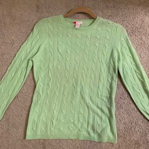 100% Cashmere Cable knit Sweater